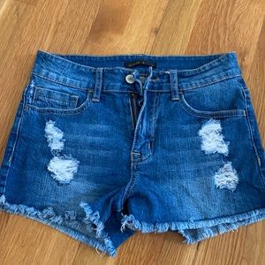Denim shorts